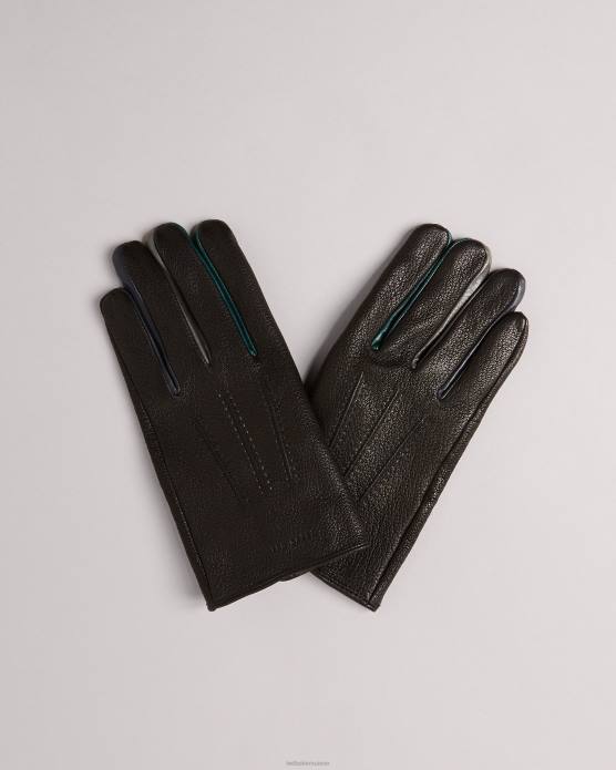 Ted Baker collection 60VD2071 cadeaux gants en cuir parmé noir