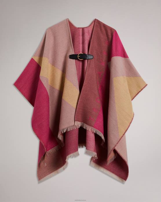 Ted Baker femmes 60VD1107 accessoires poncho à boucle suffia rose