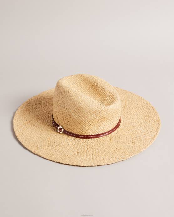 Ted Baker femmes 60VD991 accessoires jenahh chapeau de paille naturel