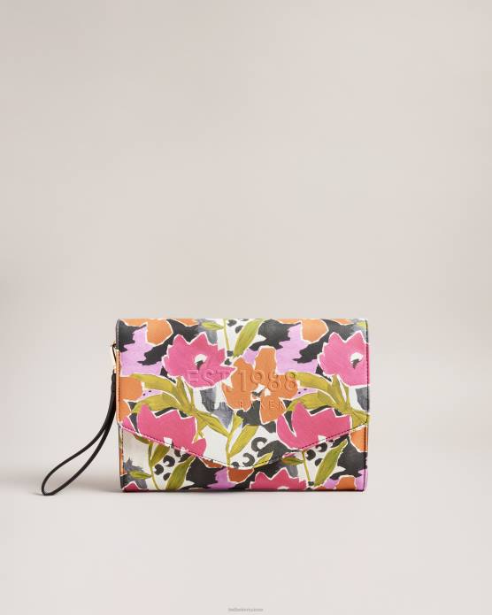 Ted Baker femmes 60VD812 Sacs magnoly pochette à imprimé magnolia rose