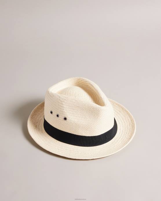 Ted Baker Hommes 60VD1874 accessoires trilby en paille Aydinn naturel