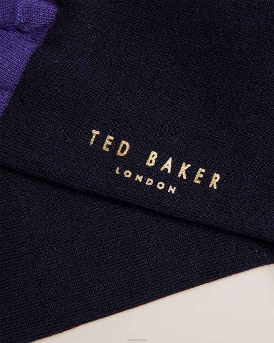 Ted Baker Hommes 60VD1928 accessoires chaussette classique unie bleu