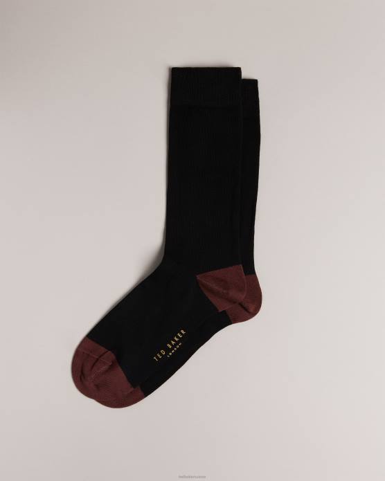 Ted Baker Hommes 60VD1935 accessoires chaussette classique unie noir