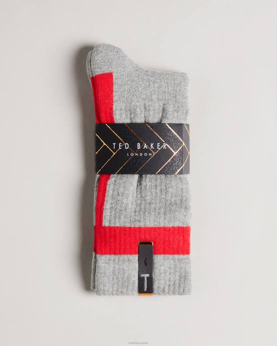 Ted Baker Hommes 60VD2069 accessoires teesok t placement chaussettes gris