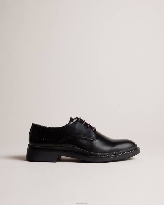 Ted Baker Hommes 60VD1867 chaussures derbies en cuir burnett noir